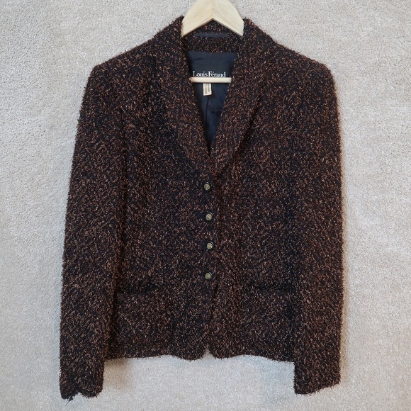 Louis Feraud Jackets & Blazers - Vintage Louis Feraud Blazer‎ size 10 Wool Blend